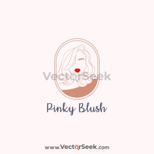 Pinky Blush Logo Vector