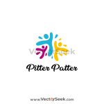 Pitter Patter Logo Vector