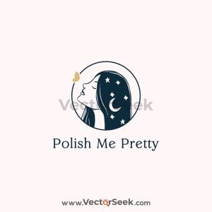 Polish Me Pretty Logo Vector