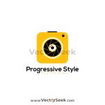 Progressive Style Photography Logo Vector