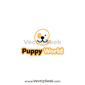 Puppy World Logo Vector