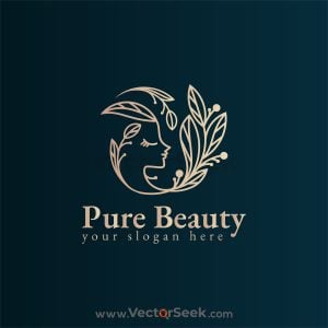 Pure Beauty Logo Vector