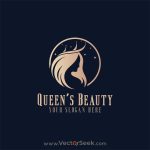 Queen’s Beauty Logo Vector