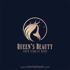 Queen's Beauty Logo Vector