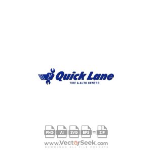 Quick Lane Logo Vector