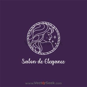 Salon de Elegance Logo Vector
