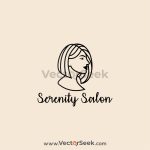 Serenity Salon Logo Vector