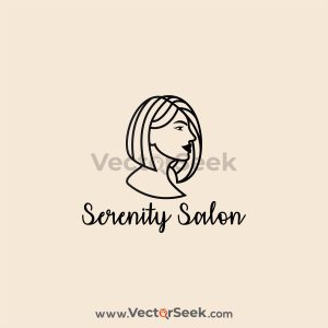 Serenity Salon Logo Vector