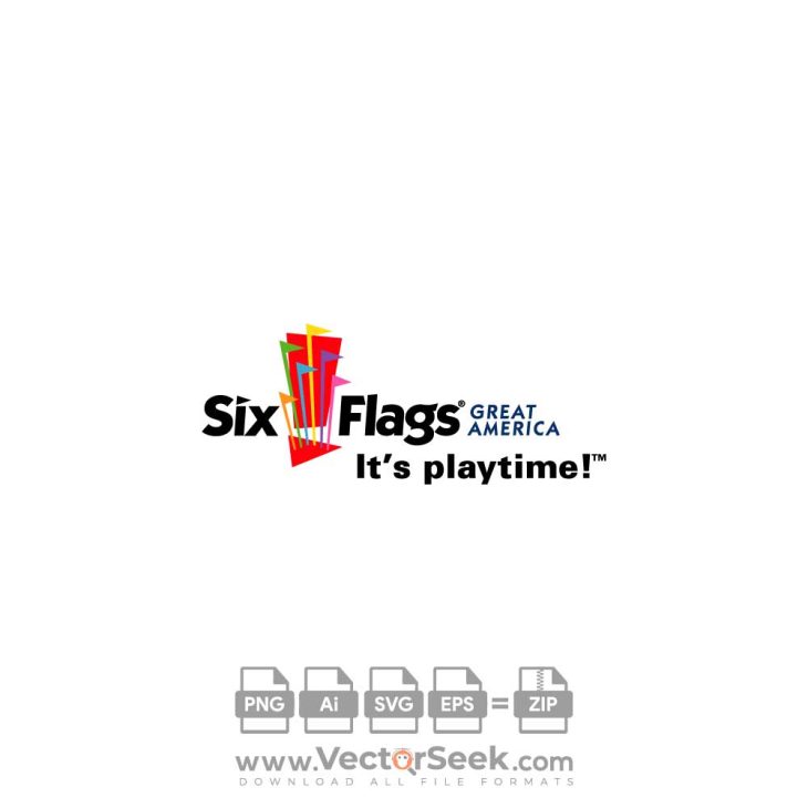 Six Flags Great America Logo Vector (.Ai .PNG .SVG .EPS Free Download)
