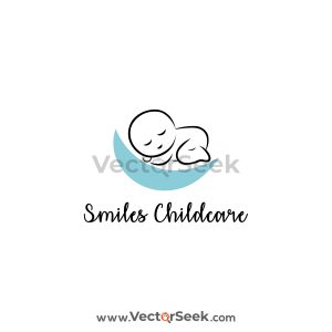 Smiles Childcare Logo Vector 01
