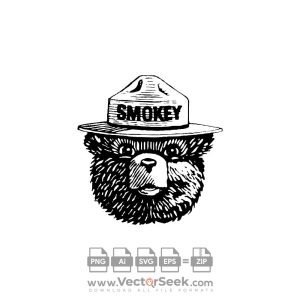 Smokey the Bear Logo Vector