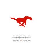 Southern Methodist Mustangs Logo Vector