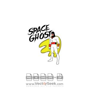 Space Ghost Logo Vector