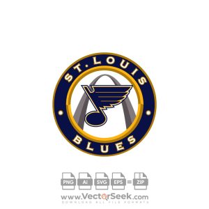 St Louis Blues Logo Vector