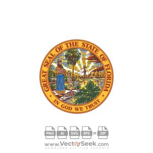 State of Florida Seal Logo Vector