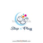 Stop n’ Play Logo Vector