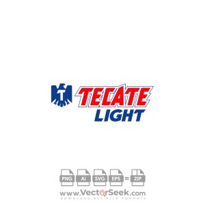 Tecate Light Logo Vector