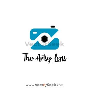 The Artsy Lens Logo Vector