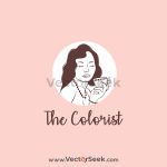 The Colorist Logo Vector