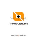 Trendy Captures Photography Logo Vector