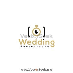 Wedding Photography Logo Vector