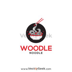 Woodle Noodle Logo Vector