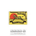 Zebra Safety Matches Logo Vector