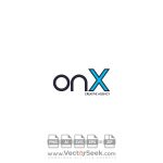 onx creative agency Logo Vector