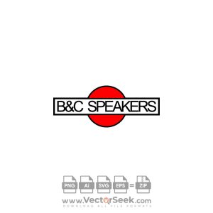 B&C Speakers Logo Vector