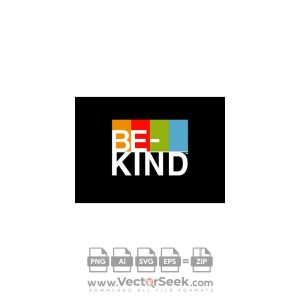 BE KIND Logo Vector