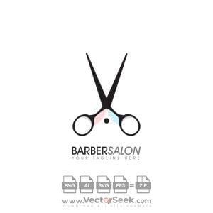Barber Salon Logo Template