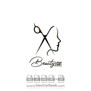 Beauty & Cut Logo Template