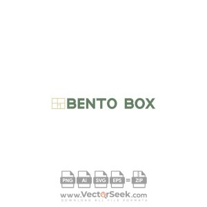 Bento Box Logo Vector