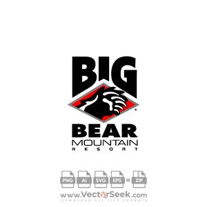 Big Bear Mountain Logo Vector