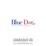 Blue Dot Logo Vector