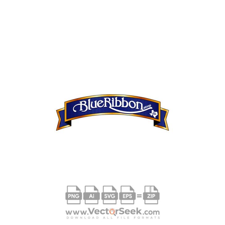 Blue Ribbon Logo Vector - (.Ai .PNG .SVG .EPS Free Download)