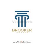 Brooker Law & Firm Logo Template