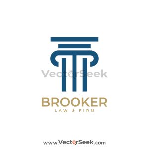 Brooker Law & Firm Logo Template
