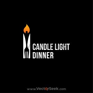 Candle Light Dinner Logo Template
