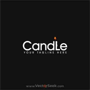 Candle Logo Template