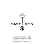 Cast Iron Logo Vector