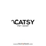 Catsy Pet Shop Logo Template