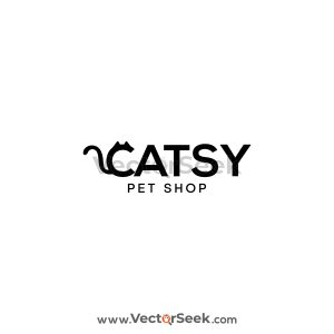 Catsy Pet Shop Logo Template 01