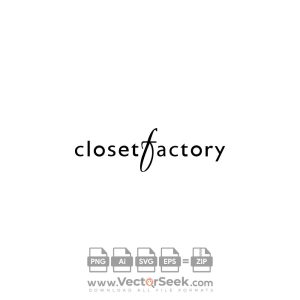 Closet Factory Logo Vector
