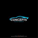 Concepts Auto Group Logo Template