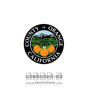County of Orange California Logo Vector
