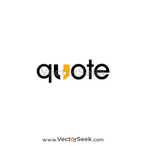 Creative Quote Logo Template