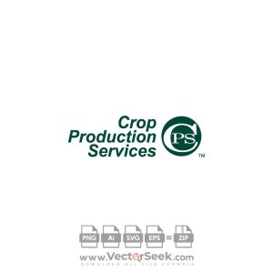 Crop Production Services Logo Vector