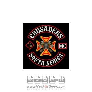 Crusaders Motorcycle Club Logo Vector