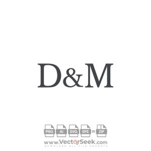 D&M Logo Vector